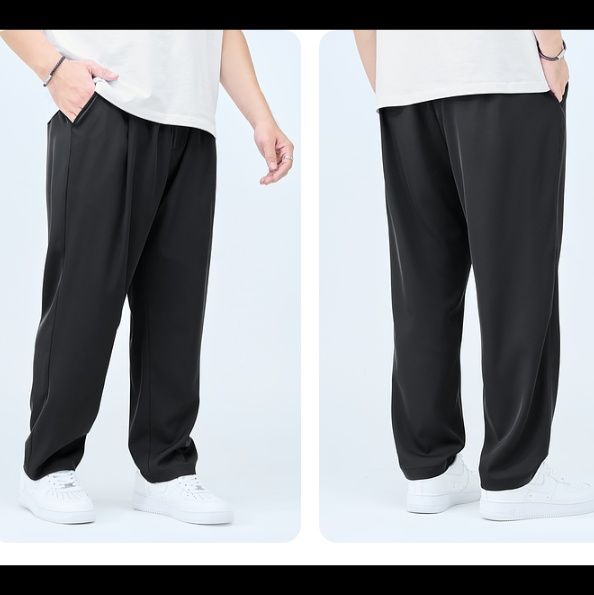 ストレートパンツ 滑らかシルエット ストレートスラックス