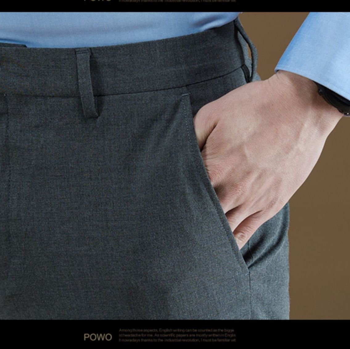 ストレートパンツ すっきり美脚ストレートスラックス