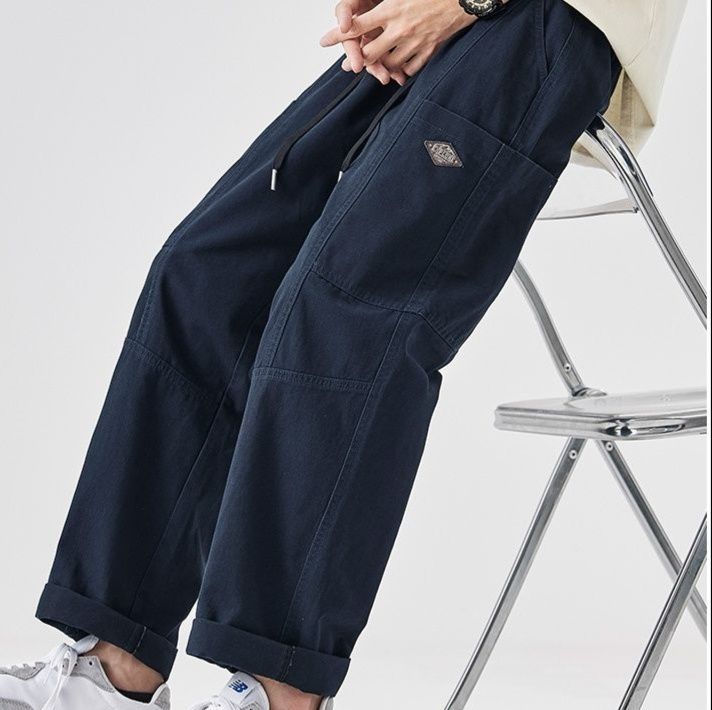 ストレートパンツ 快適ワークストレートスラックス