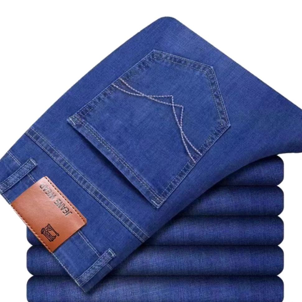 ストレートパンツ ゆったり快適ストレートデニム