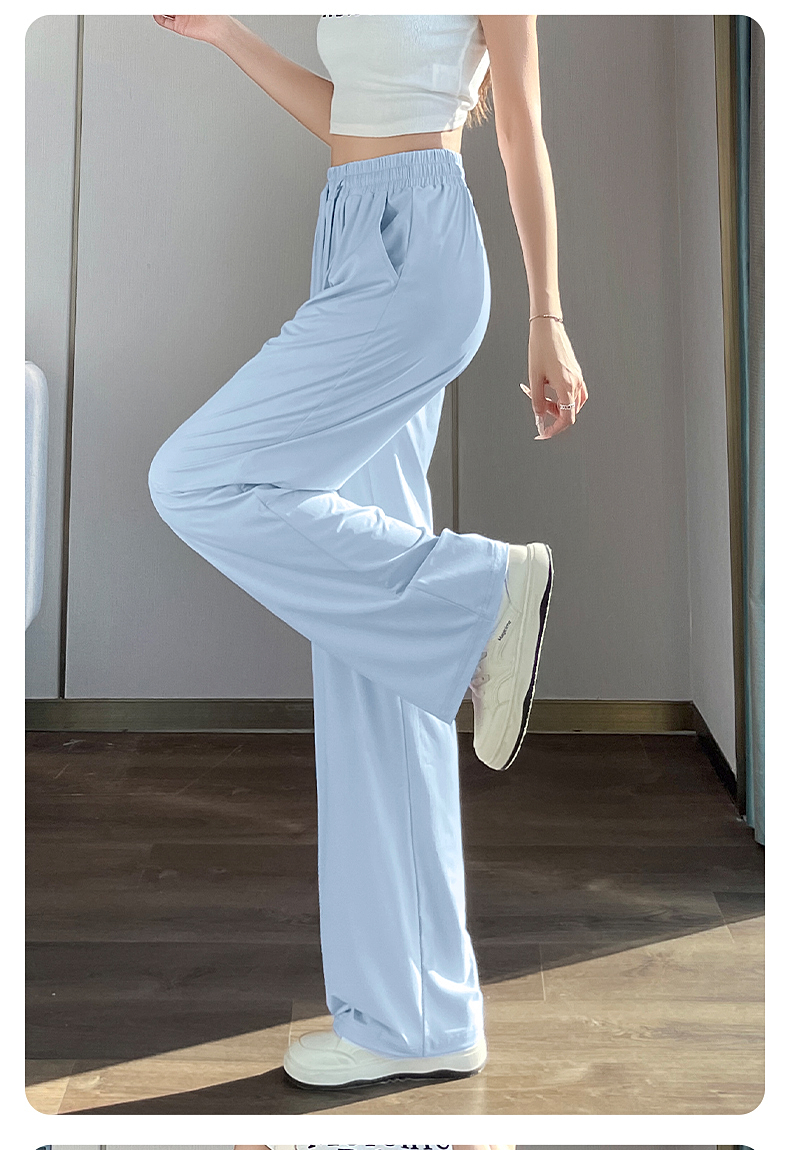 ストレートパンツ しなやかドレープストレートパンツ