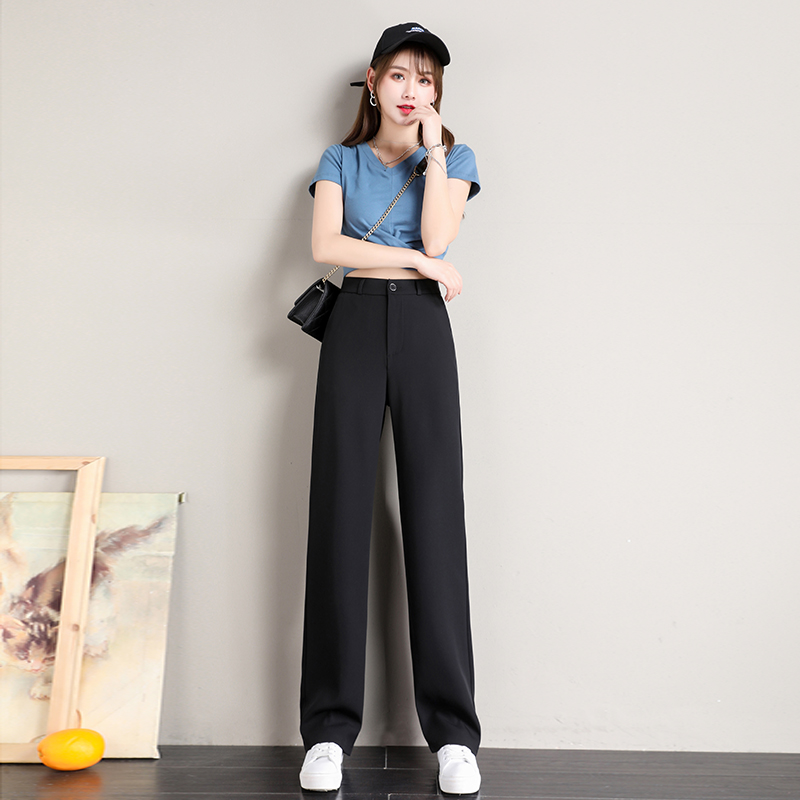 ストレートパンツ 大人のゆとりストレートスラックス