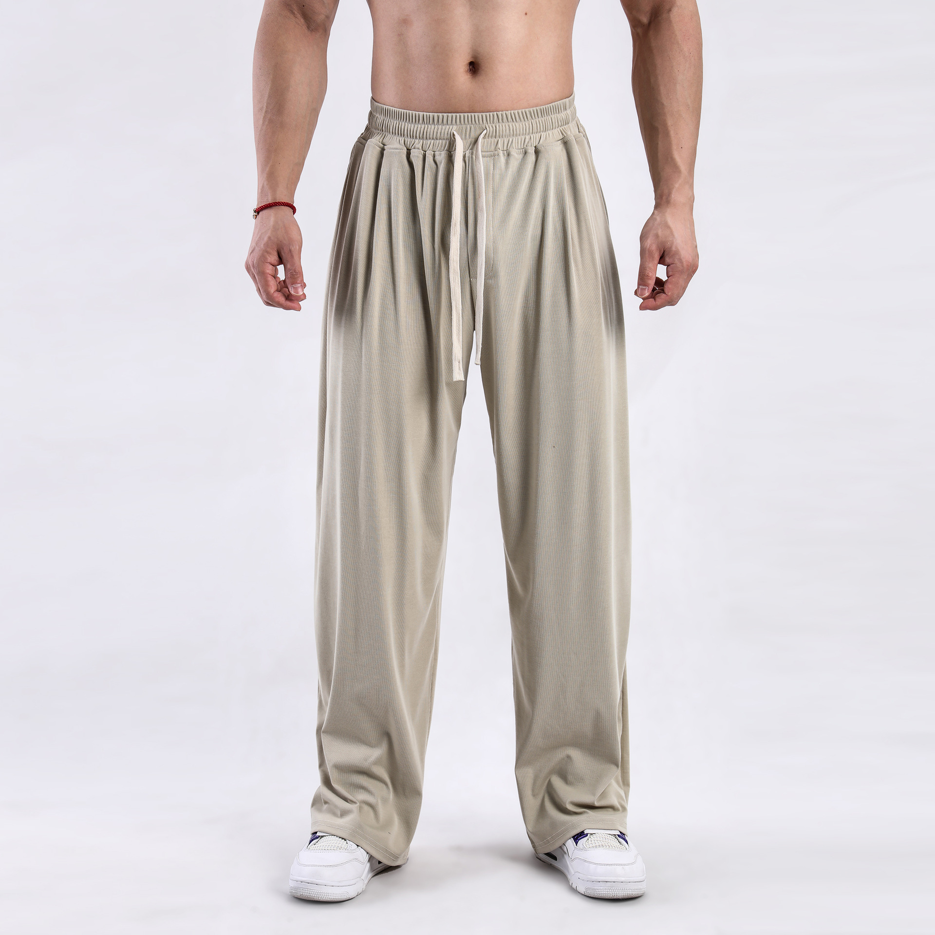 ストレートパンツ リラックスドローストレートスラックス