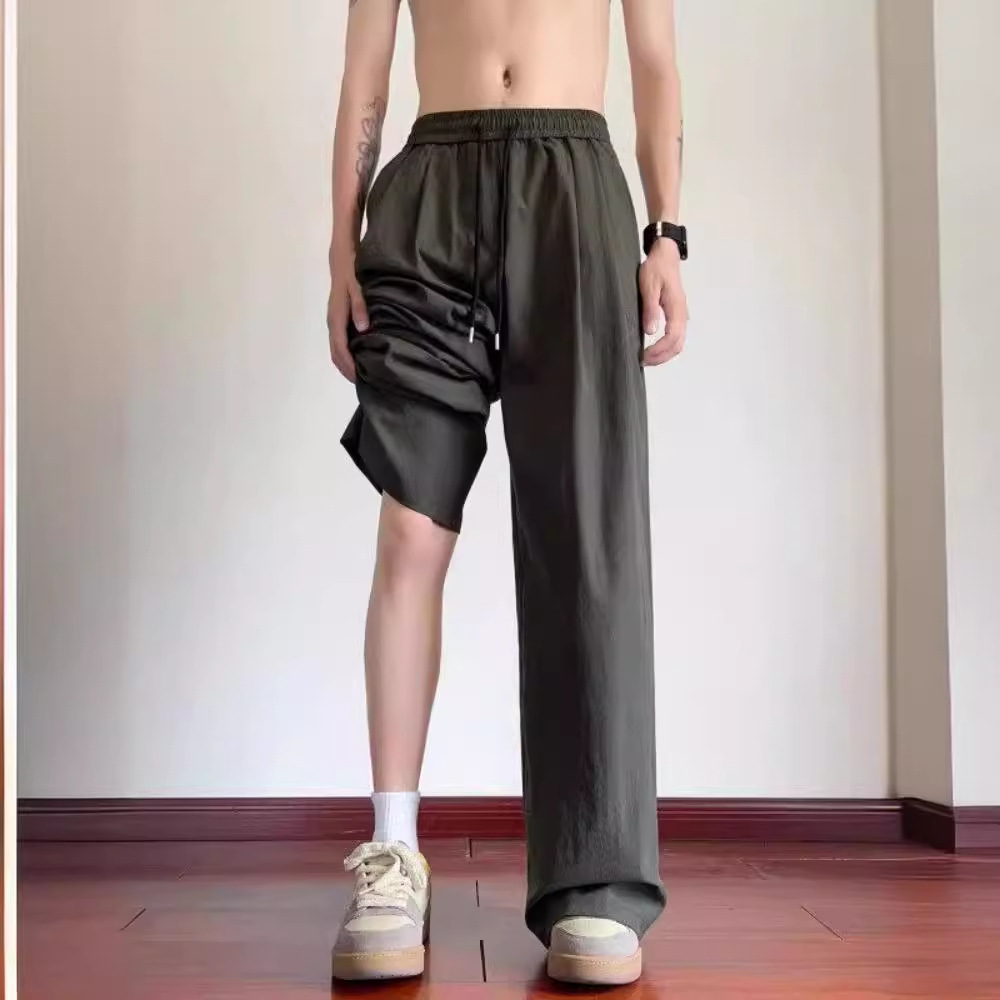 ストレートパンツ ゆったりストレートカーゴパンツ