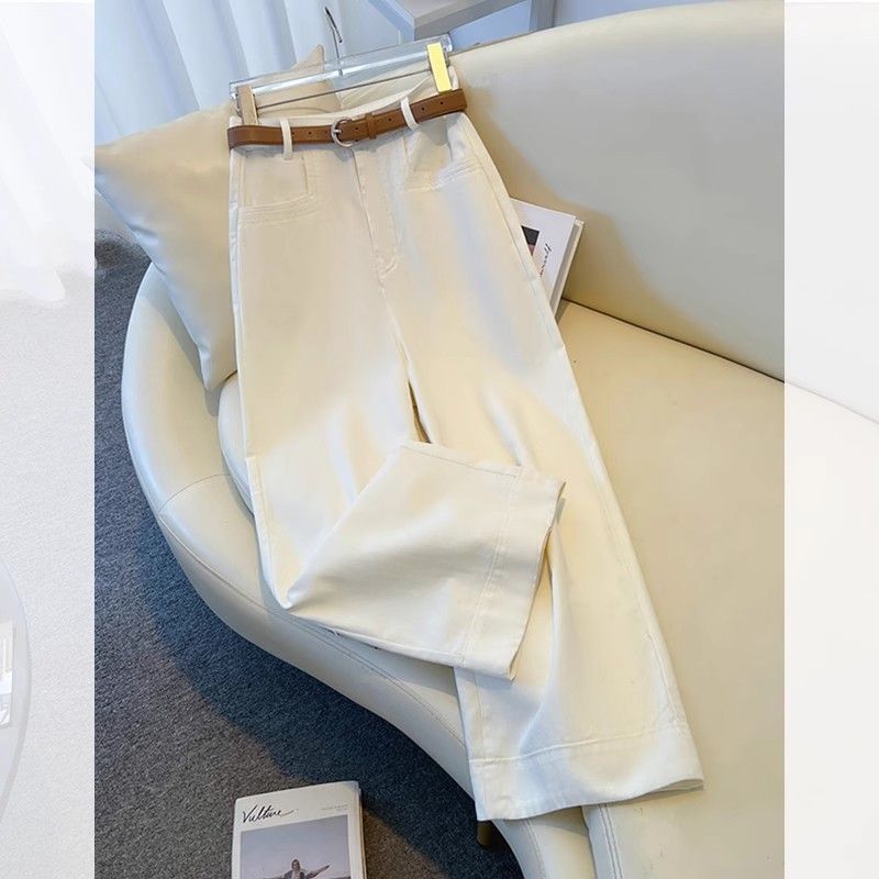 ストレートパンツ すっきり美脚ストレートパンツ