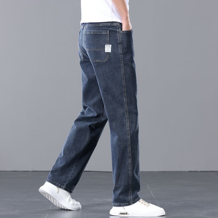 ストレートパンツ 快適ストレートデニム