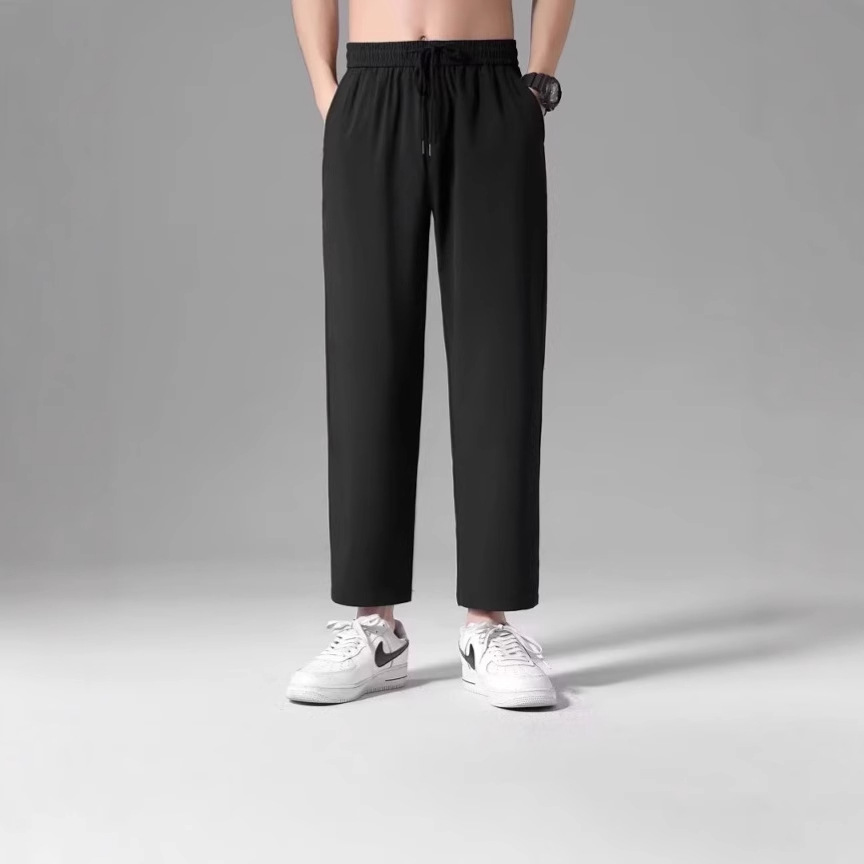 ストレートパンツ ドレープ感ゆったりストレートパンツ