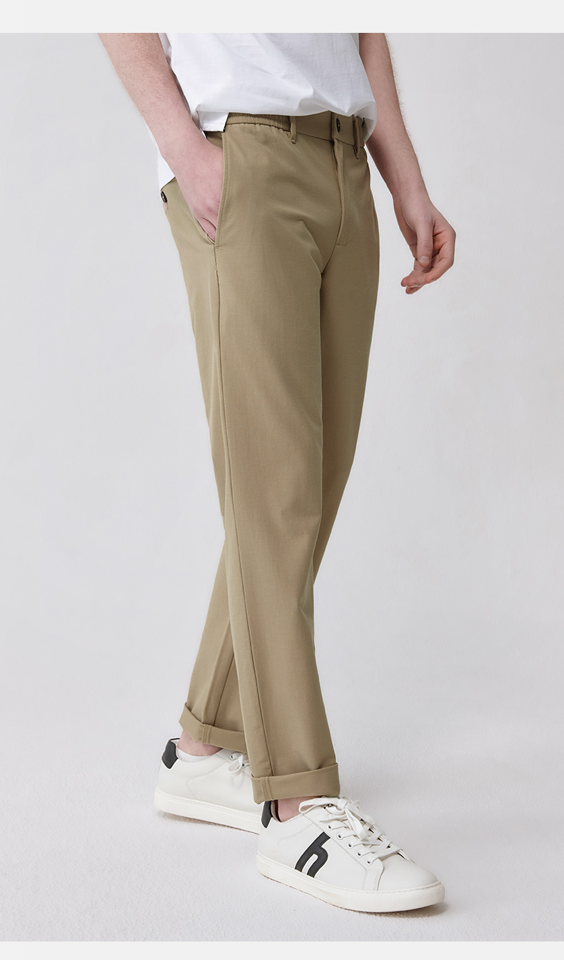 ストレートパンツ 上質リラックスストレートスラックス