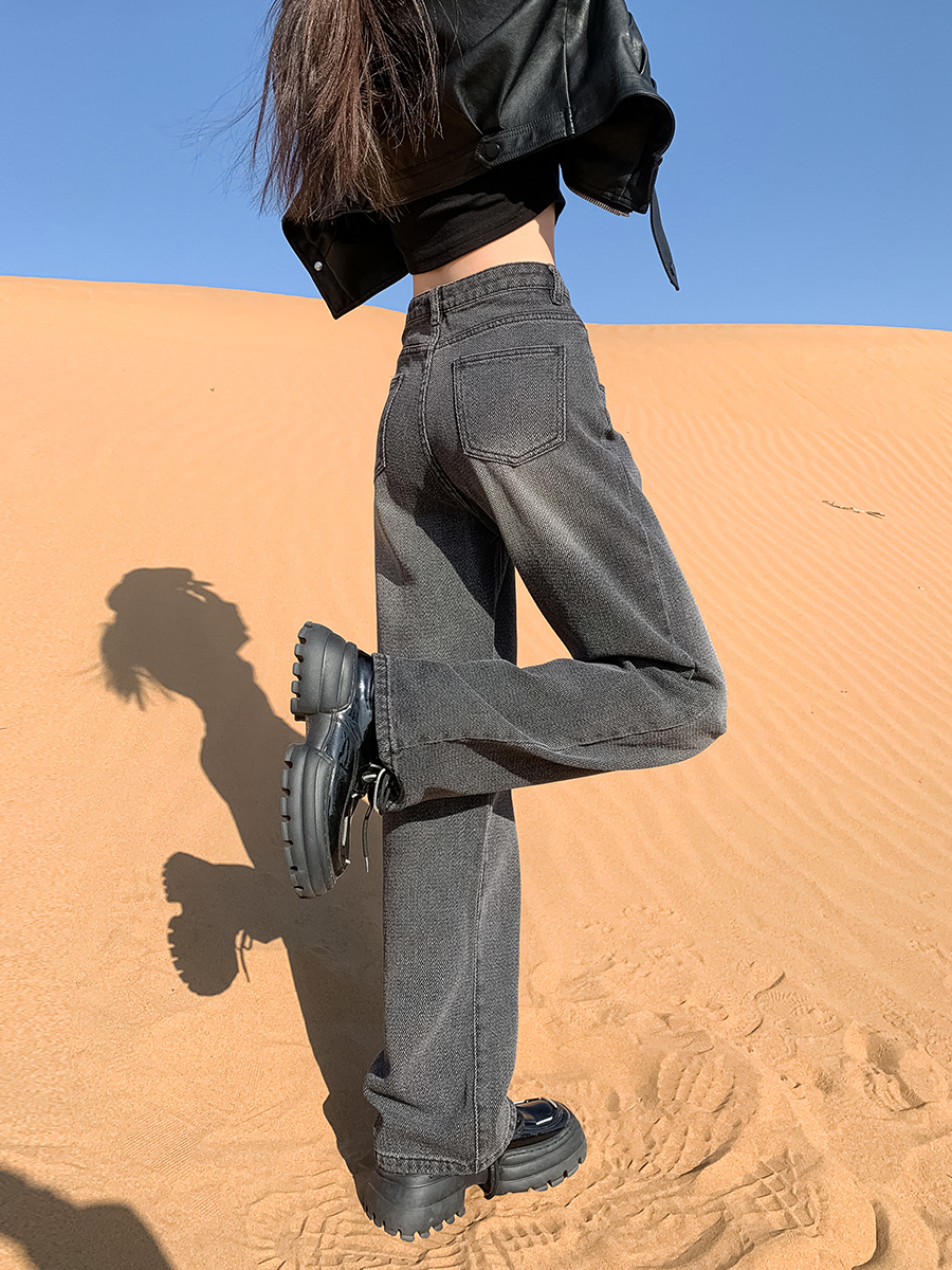 ストレートパンツ 上質感覚 ドライブデニム