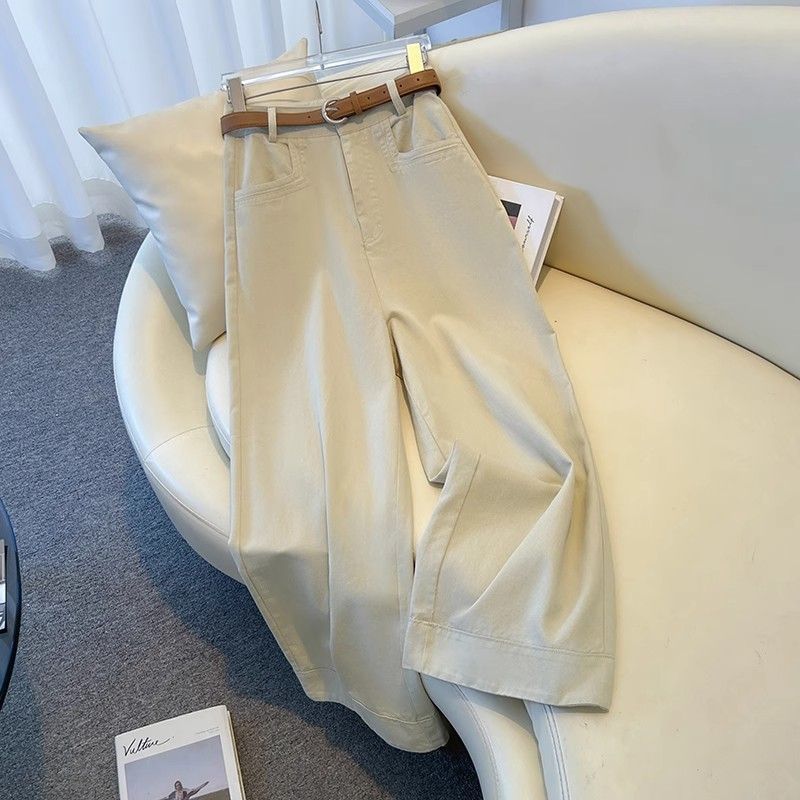 ストレートパンツ すっきり美脚ストレートパンツ