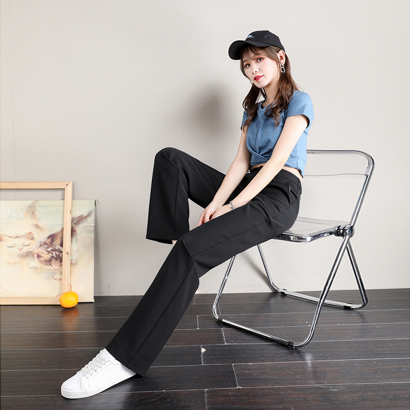ストレートパンツ 大人のゆとりストレートスラックス