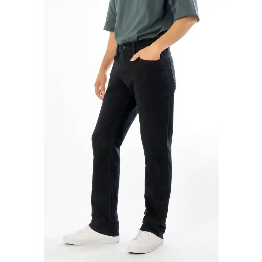 ストレートパンツ スタンダードストレートデニムパンツ