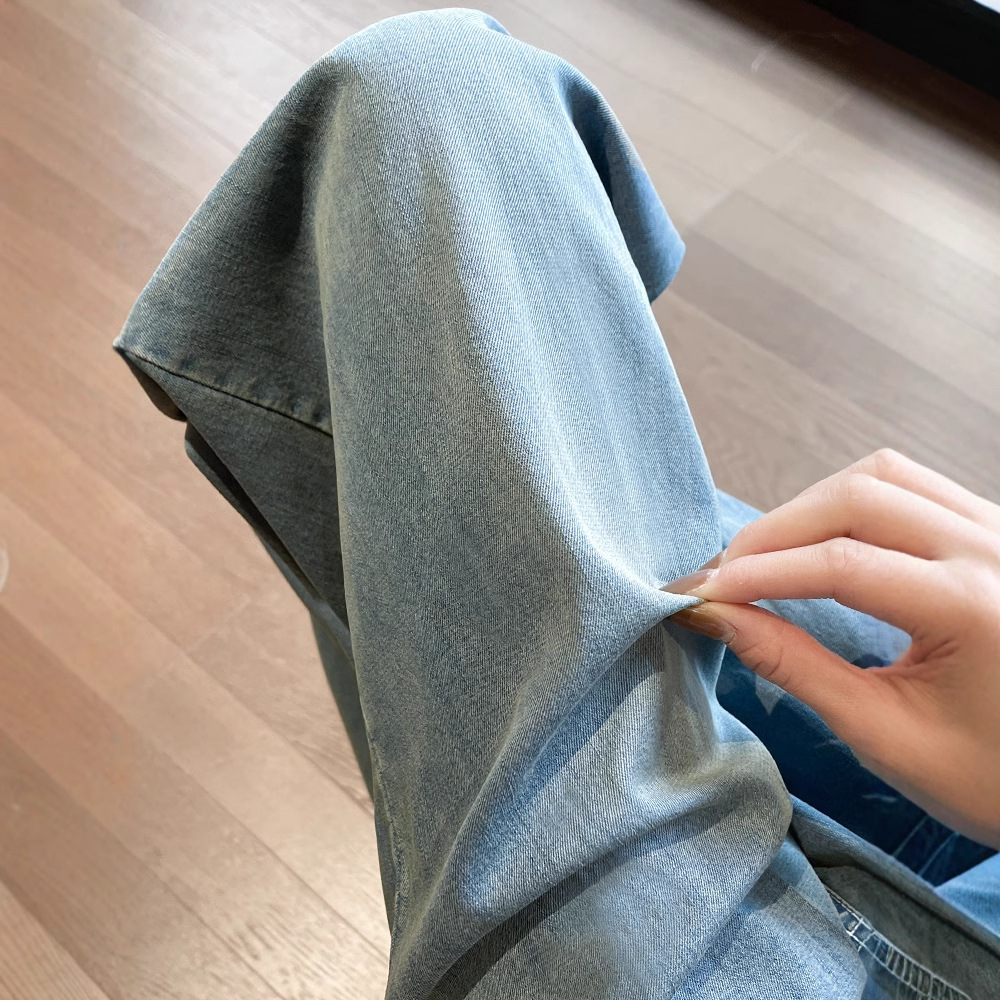 ストレートパンツ ゆったりシルエットカーゴパンツ