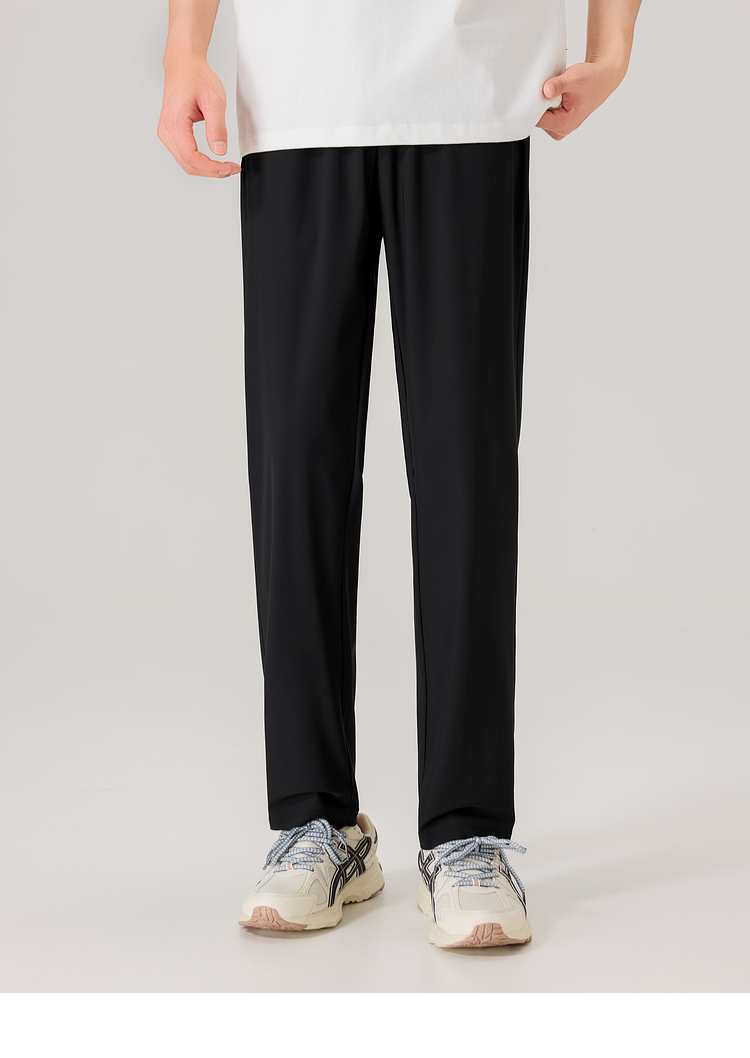 ストレートパンツ 洗練シルエットフォーマルパンツ