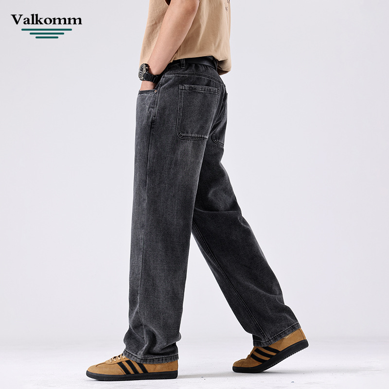 ストレートパンツ シンプル定番ストレートデニム