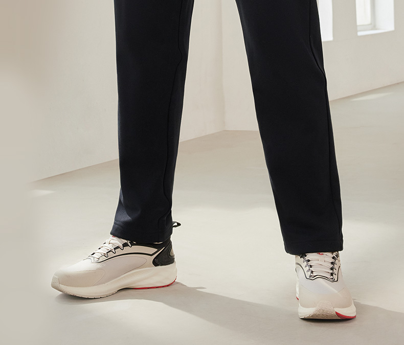 ストレートパンツ すっきりシルエット快適パンツ