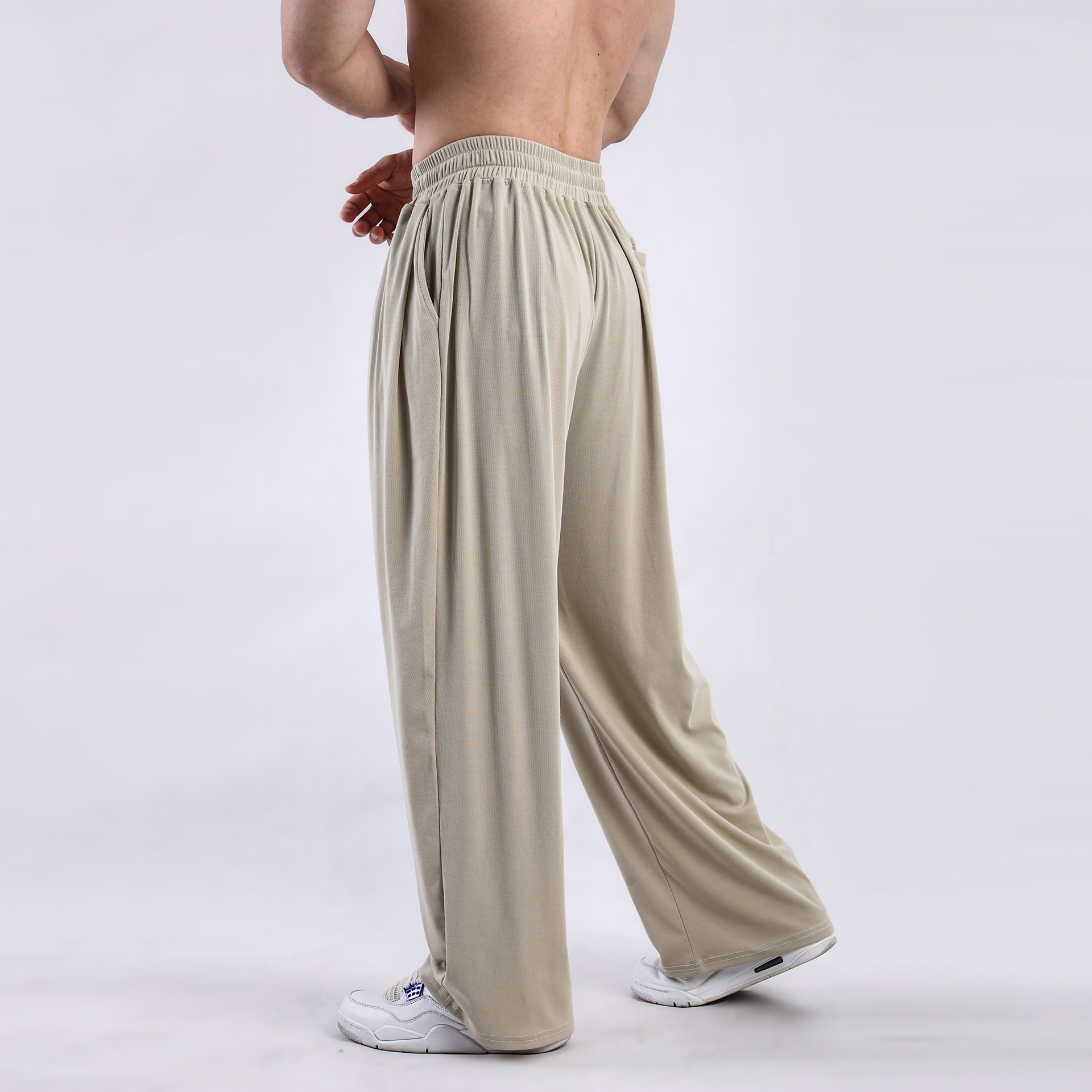 ストレートパンツ リラックスドローストレートスラックス