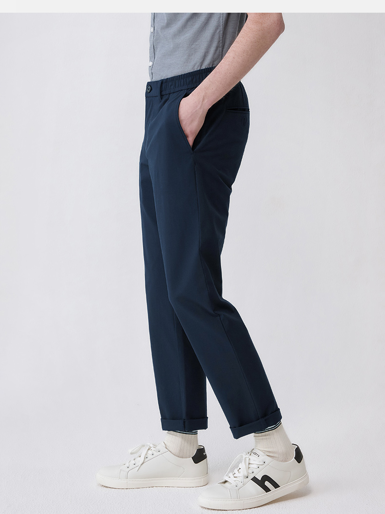 ストレートパンツ 上質リラックスストレートスラックス