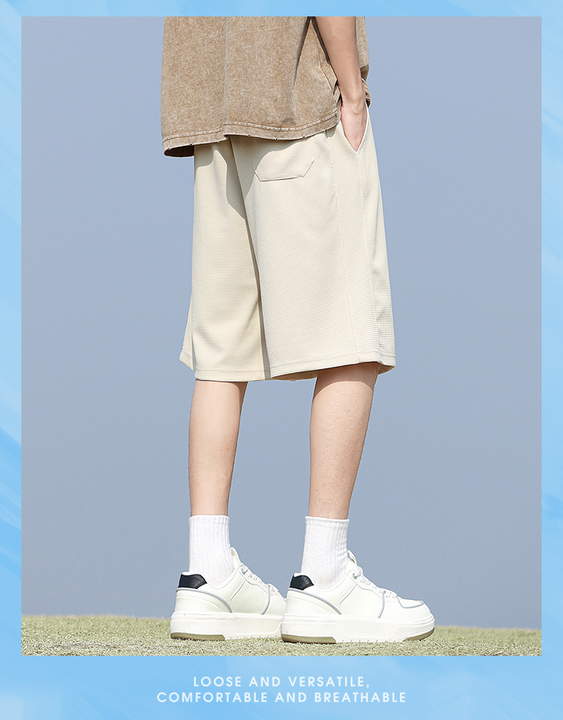 ストレートパンツ 優雅な光沢 サテンストレートハーフパンツ
