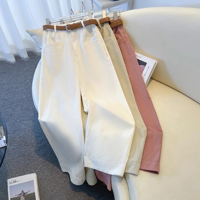 ストレートパンツ すっきり美脚ストレートパンツ