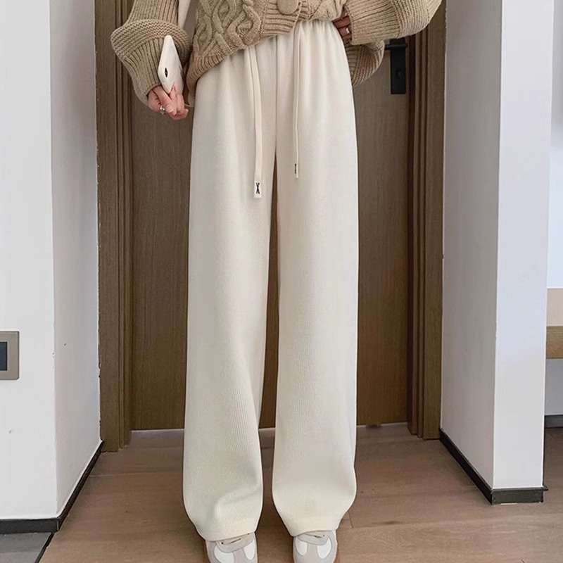 ストレートパンツ ゆったりストレートワイドルームパンツ