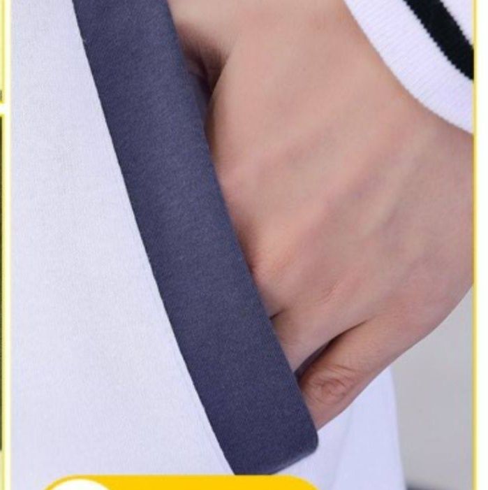 スタジャン 文字ワッペン付き配色切替スタジアムブルージャンパー