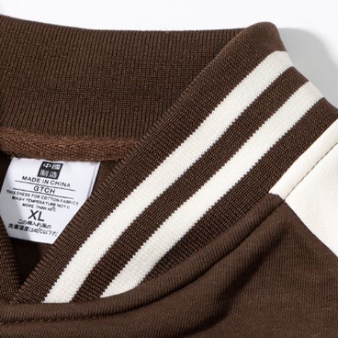 スタジャン カレッジスタイル 茶色スタジアムジャンパー