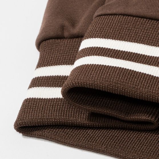 スタジャン カレッジスタイル 茶色スタジアムジャンパー