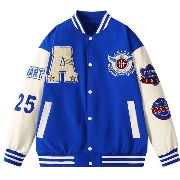 スタジャン 背番号刺繍入りバスケットボールモチーフスタジャン