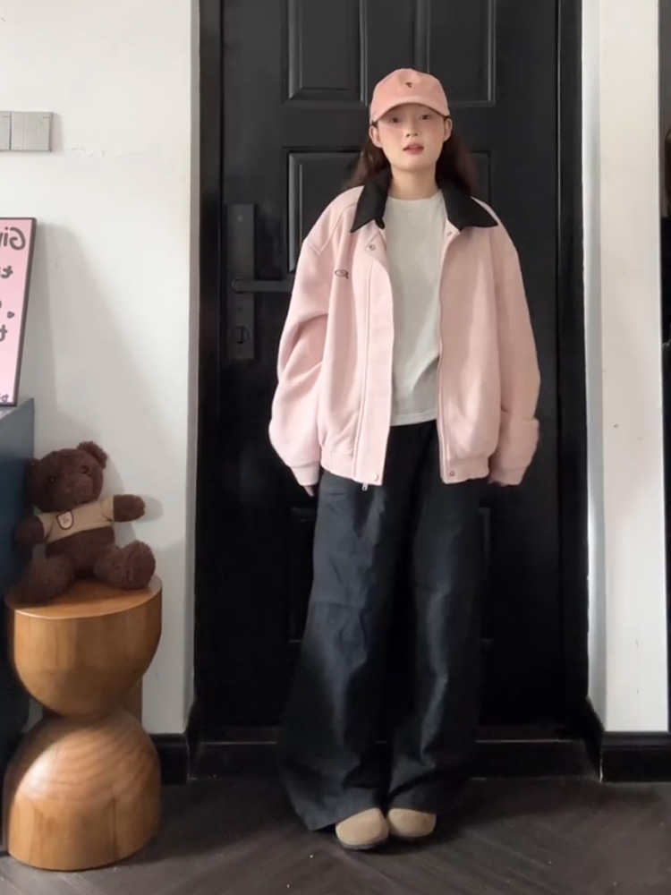 スタジャン ふんわり優美ブルゾン