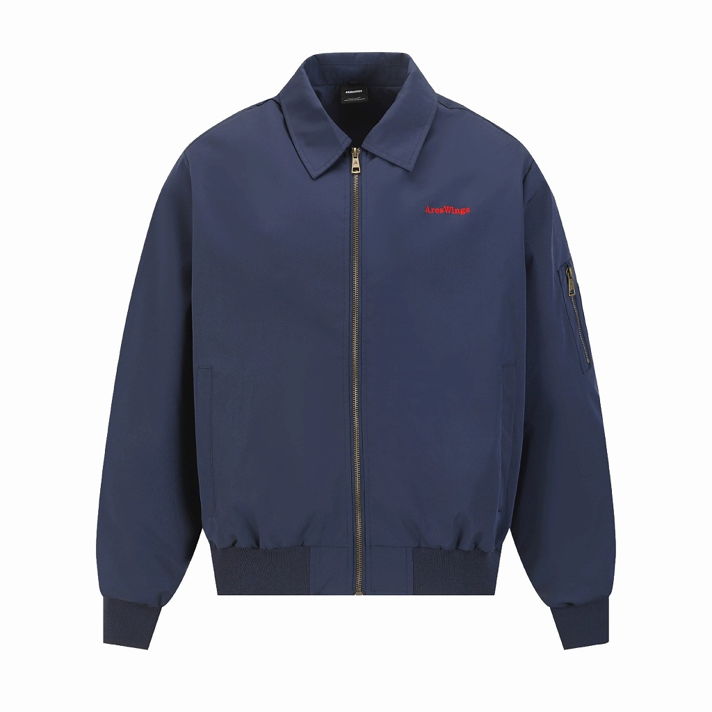 男女兼用アメカジ古着風スタジャン刺繍入り全2色