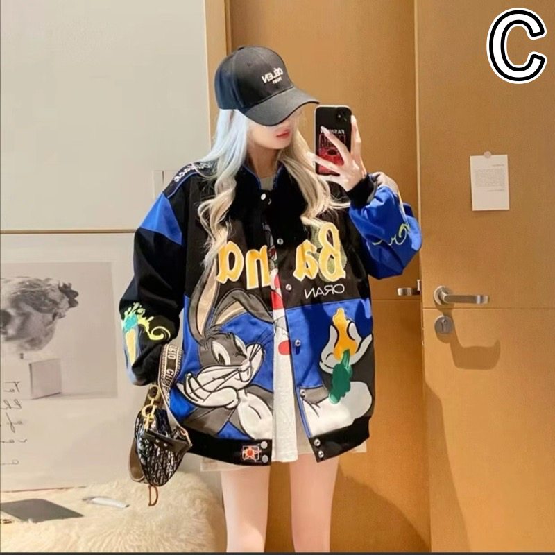 刺繍デザインスタジャン アウター ジャンパー