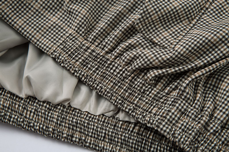 千鳥格子柄スタジャン男女兼用秋冬新作