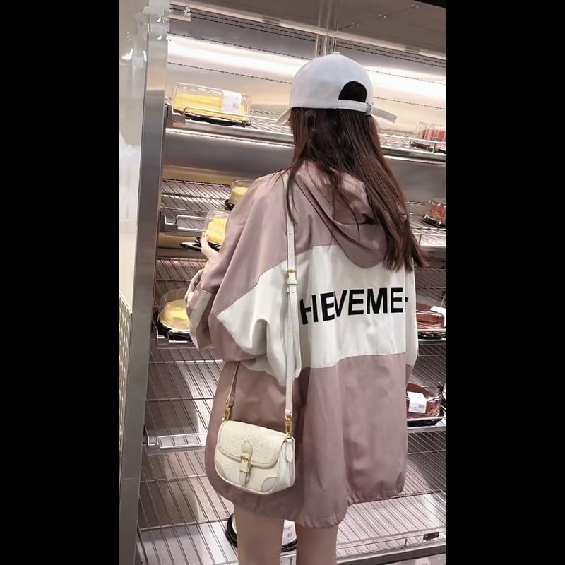 スタジャン バイカラーゆったりスタジャン