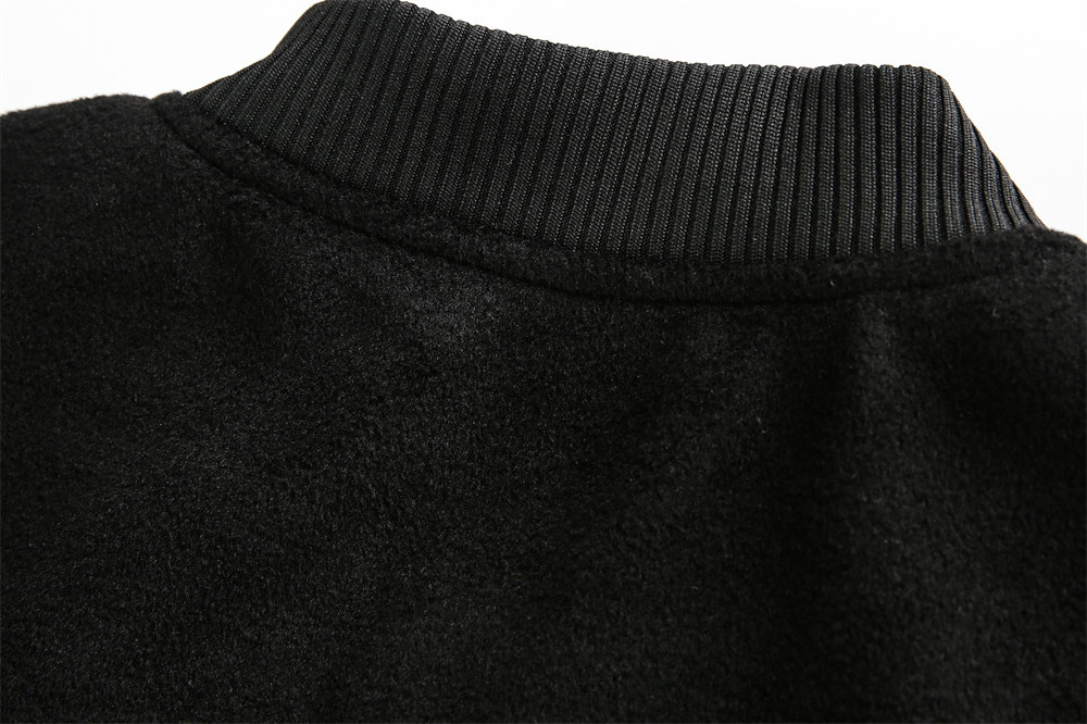 合成皮革袖スタジャン男女兼用ストリート系ジャケット