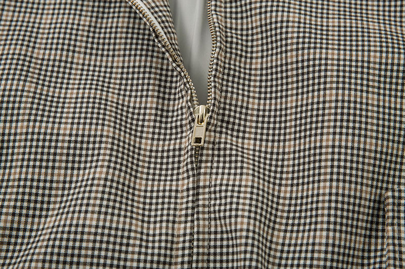 千鳥格子柄スタジャン男女兼用秋冬新作