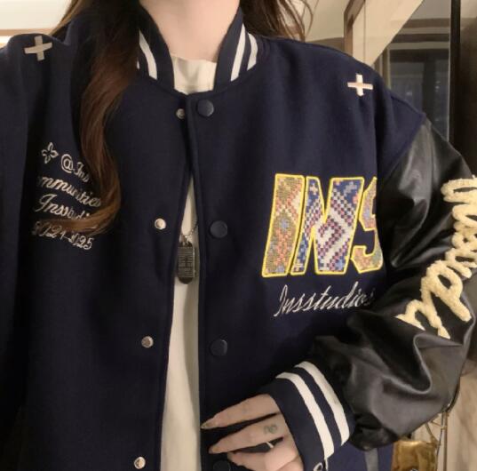 女の子向けカジュアルスタジャン