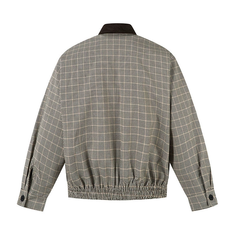 千鳥格子柄スタジャン男女兼用秋冬新作