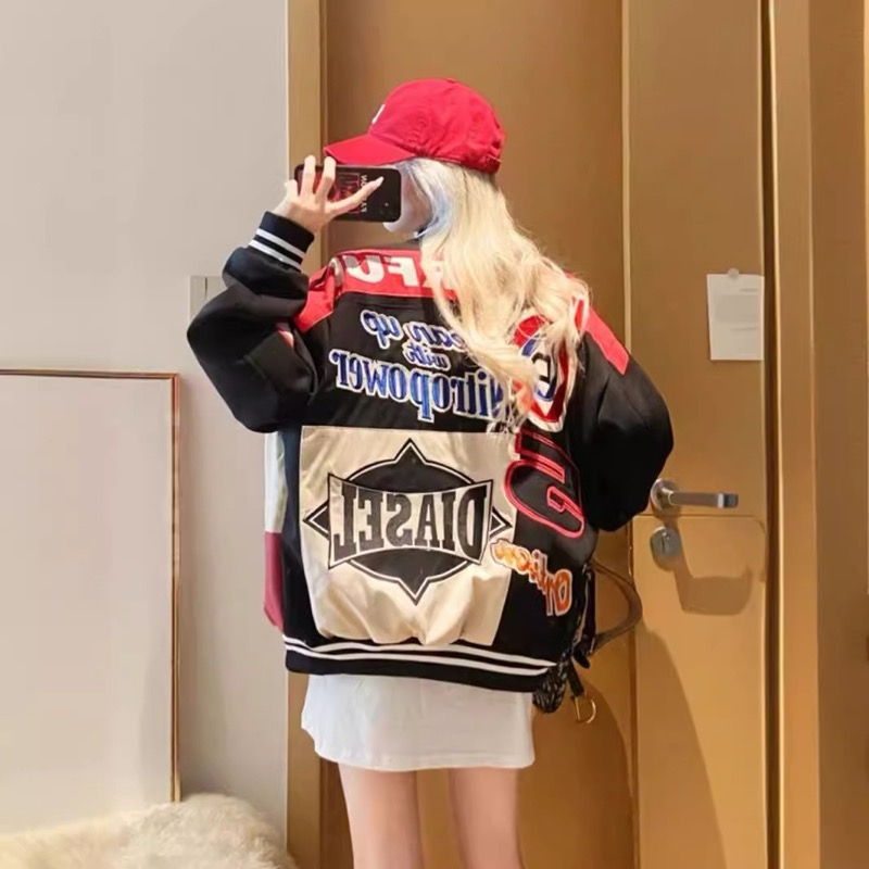 刺繍デザインスタジャン アウター ジャンパー