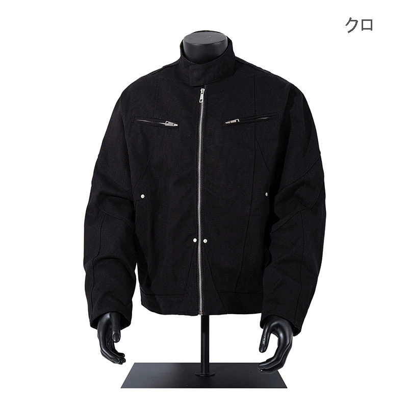 ワーク風スタジャン男女兼用秋冬新作全2色