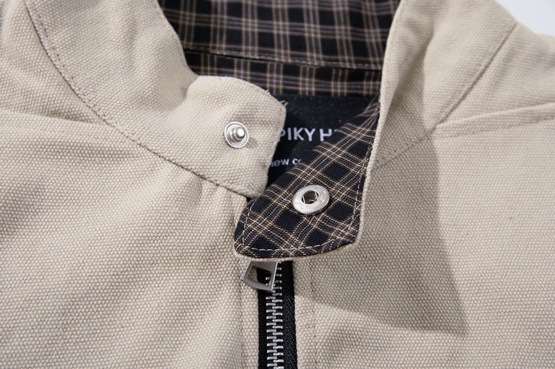 ワーク風スタジャン男女兼用秋冬新作全2色