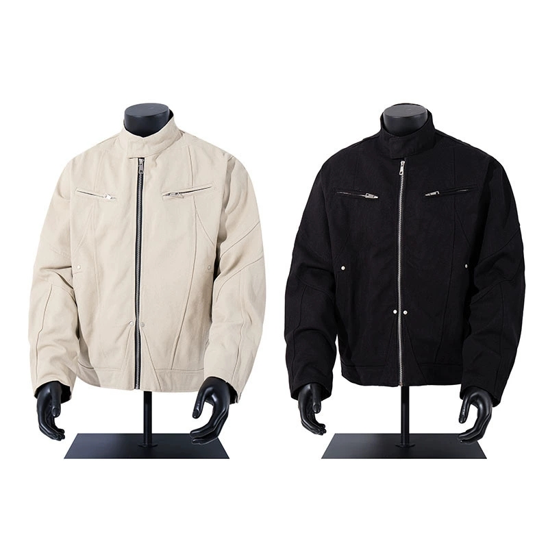 ワーク風スタジャン男女兼用秋冬新作全2色