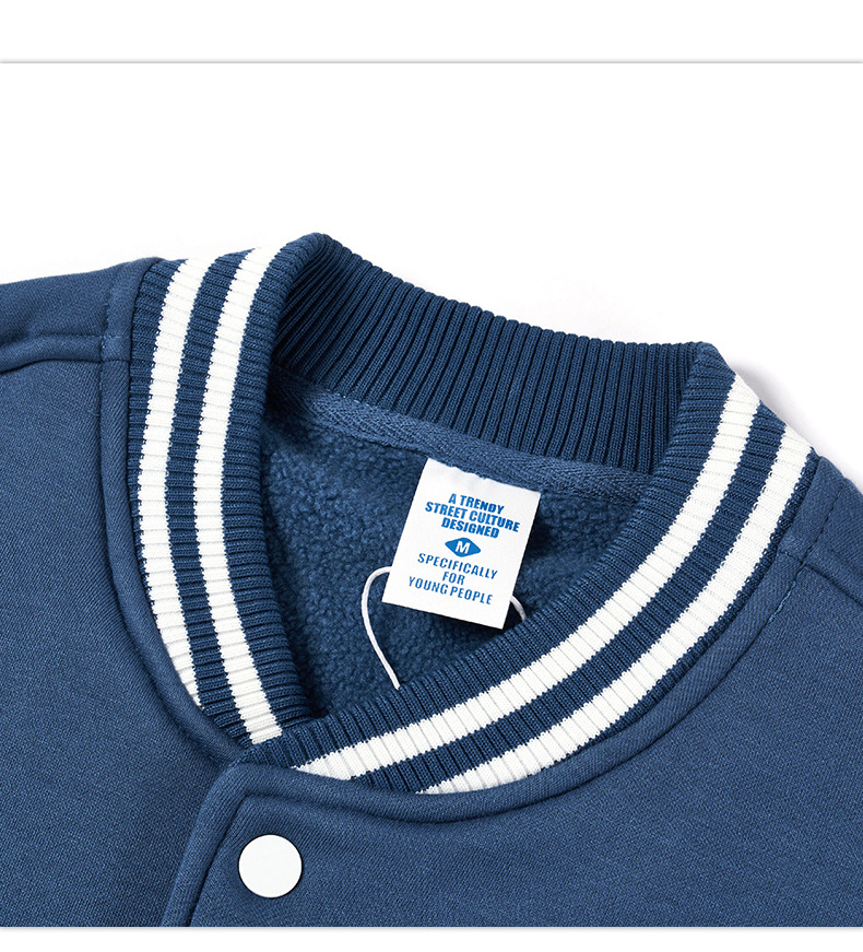 男女兼用スタジャン刺繍デザイン袖ライン全３色