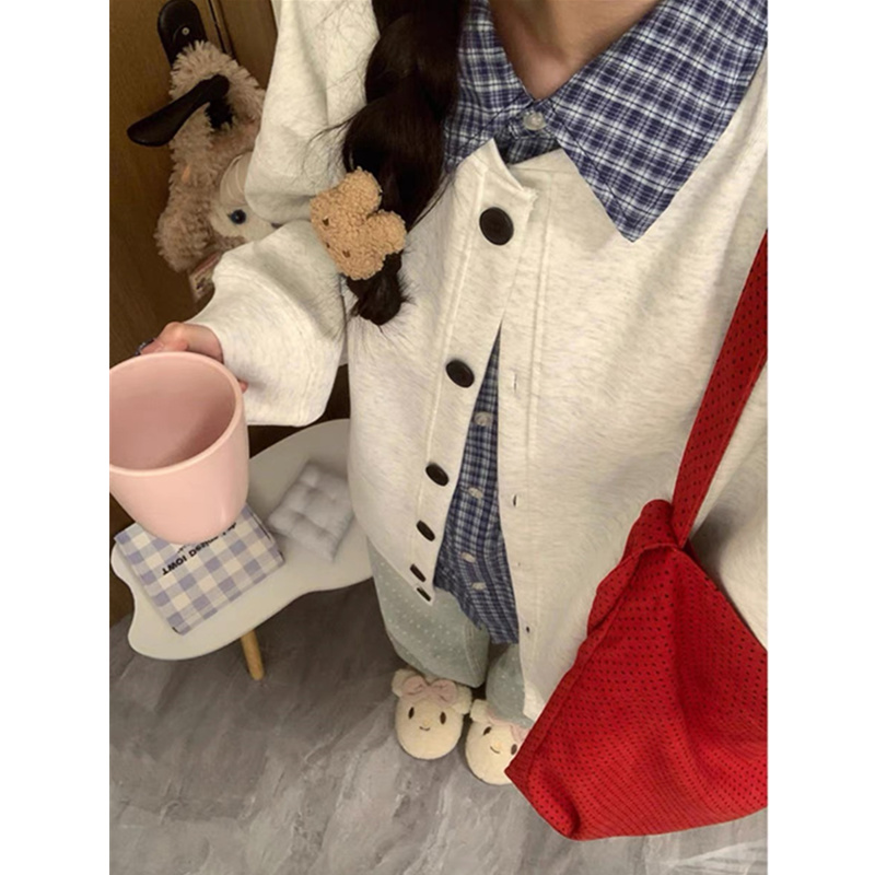 スタジャン ふんわり優しい学院風アウター