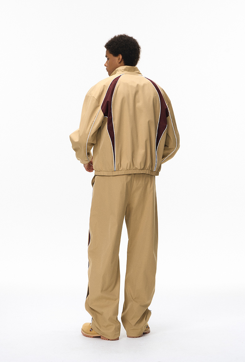 メンズスポーツウェア メンズ 秋新作 復古運動 上下組 ウォーキング用 全3色