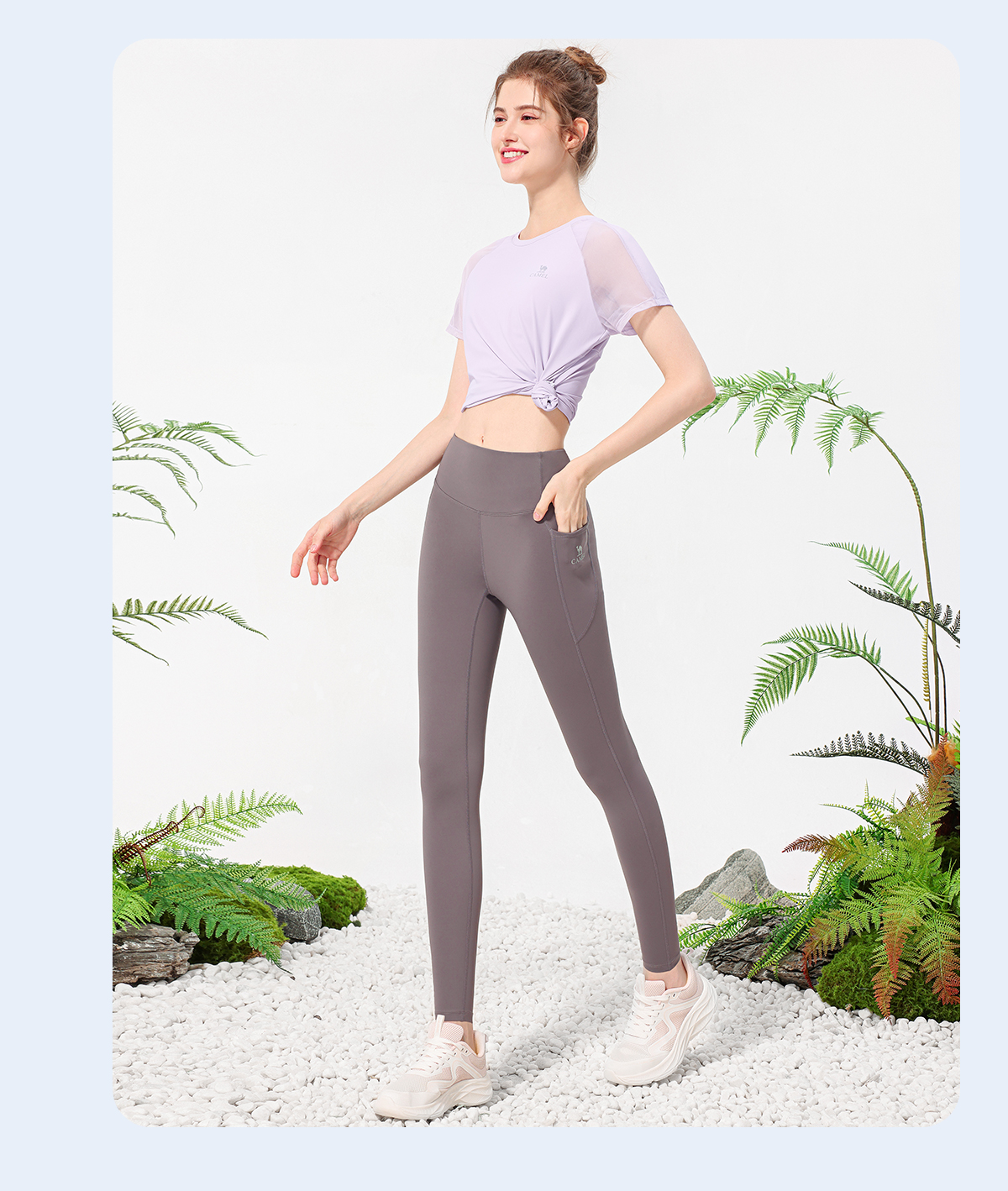 メンズスポーツウェア 涼感メッシュバック トレーニングシャツ