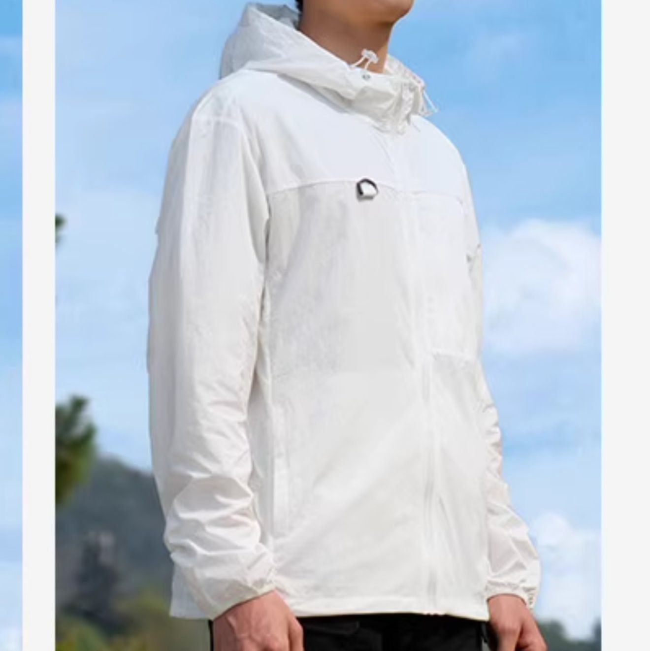 メンズスポーツウェア 登山用背面通気ジャケット