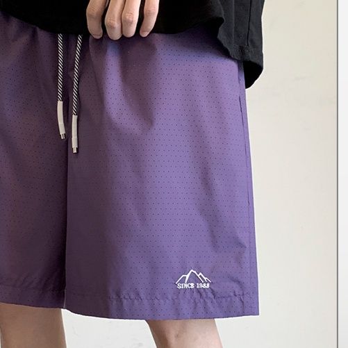 メンズスポーツウェア 速乾メッシュスポーツハーフパンツ