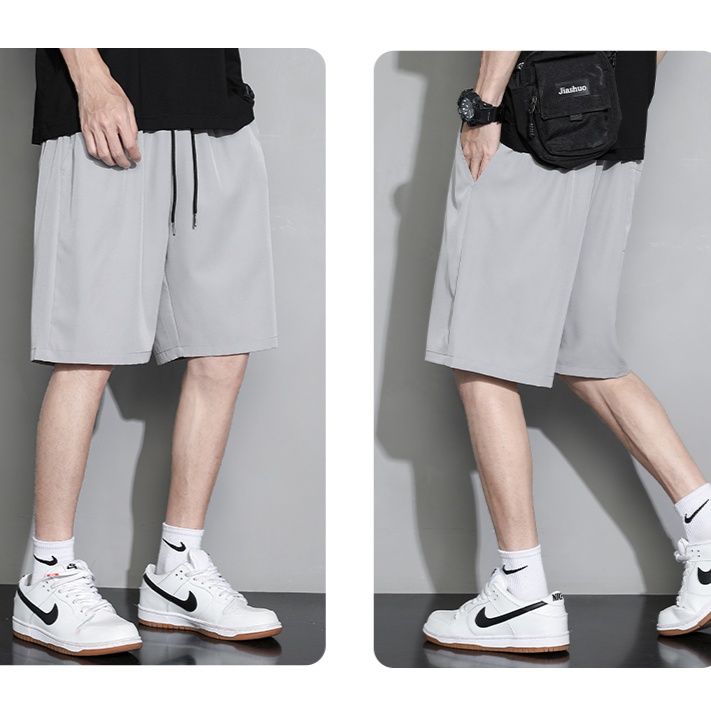 メンズスポーツウェア 涼感ストレッチハーフパンツ