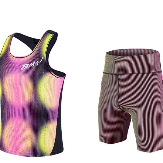 メンズスポーツウェア 通気性メッシュランニングセット